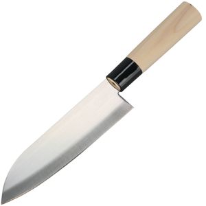 Sekiryu Santokumesser 17342, 16,5 cm Edelstahlklinge, Holzgriff