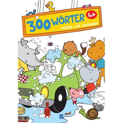 300 Wörter suchen und ausmalen - Autowaschen, Taschenbuch von , Yoyo Books, 978-94-6378-139-8