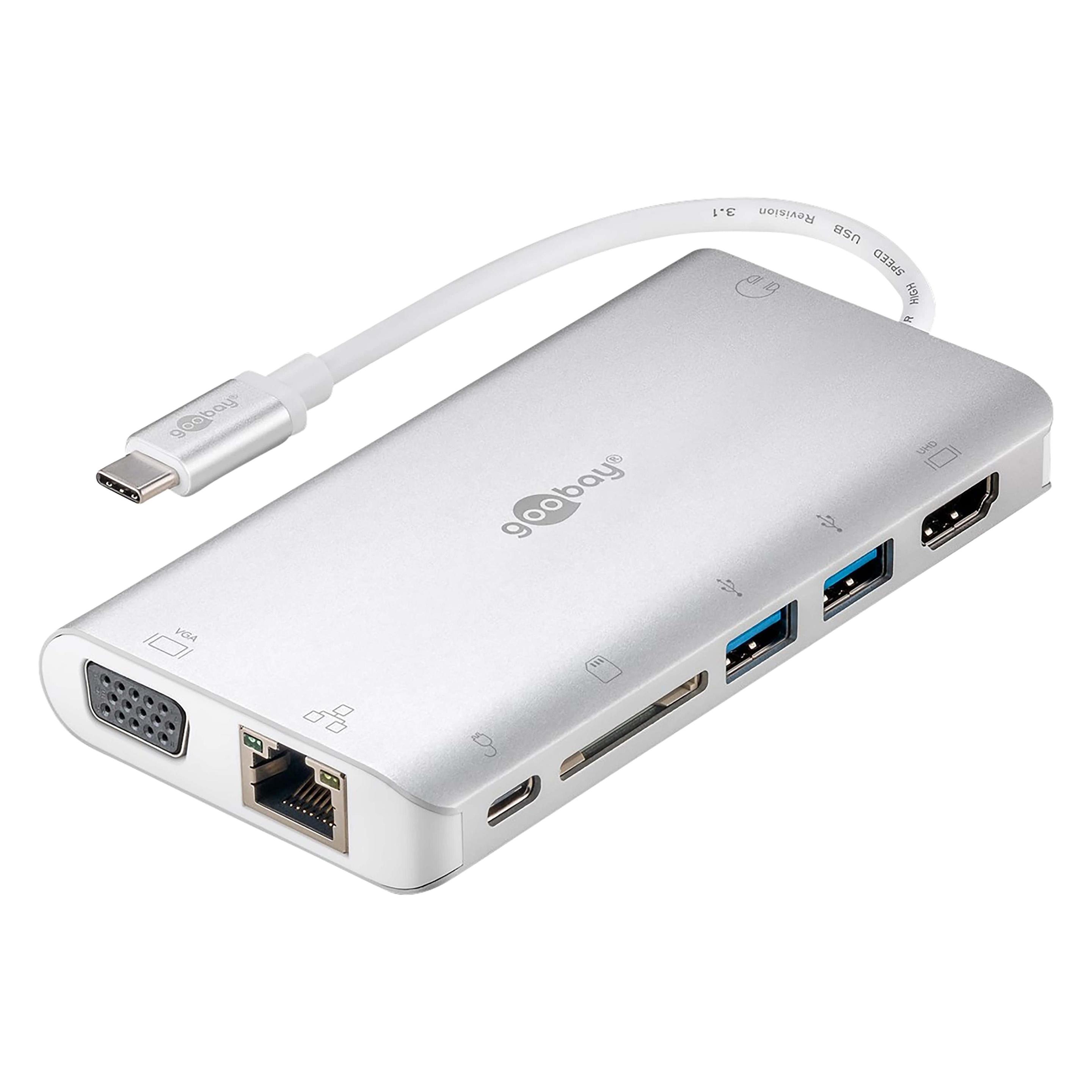 Goobay Premium 49850 (USB-C, 8 Ports) (49850)