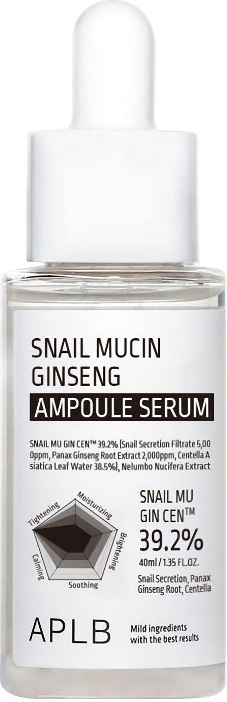 APLB Snail Mucin Ginseng Ampoule Serum 40ml