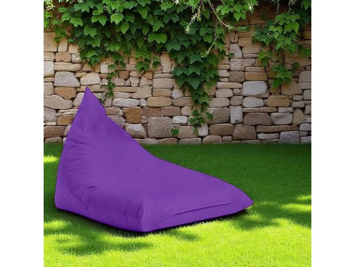 Pouf berlingot pour jardin et terrasse ARTA - Violet