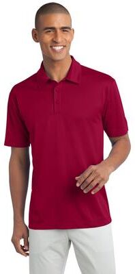 Port Authority K540 Silk Touch Performance Polo Shirt in Red size 5XL   Polyester