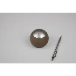 Tisch-Fernbedienung CASAMBI LEPUK EVOLUTION, Ballform, Touch + Kippen, 1-4 Kanal, Tunable White + Dimmen, Kirsche / Silber ARD-808701