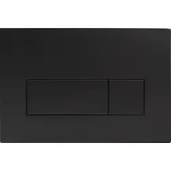 Neuesbad Betätigungsplatte flach für WC Vorwandelement flach Schwarz Modell 1 NB1DECSTN51P1