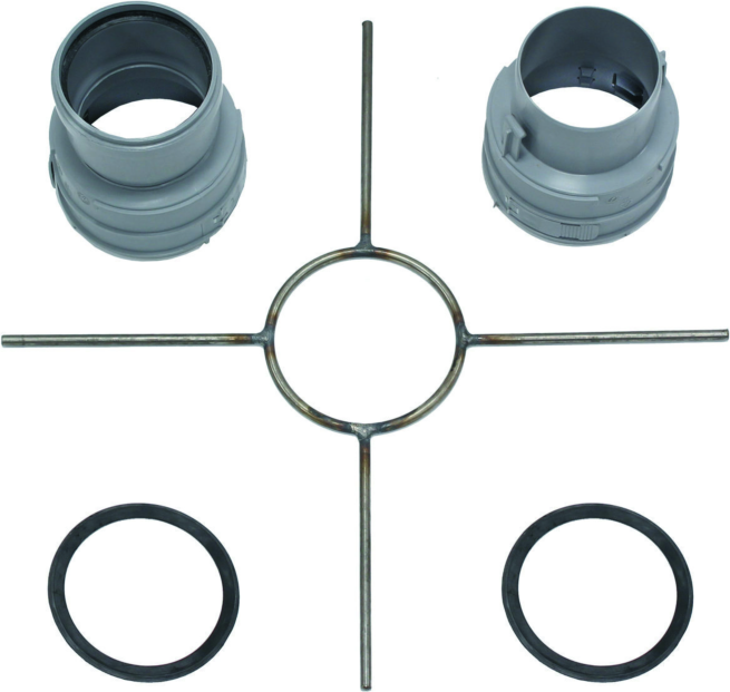 Vaillant Grundelement Set 6 0020021008 DN 80, für Edelstahl Schachtabdeckung
