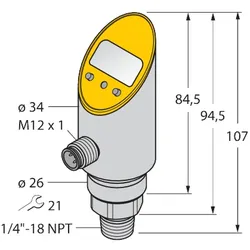 Turck Drucksensor PS100R3032UPN8XH1141
