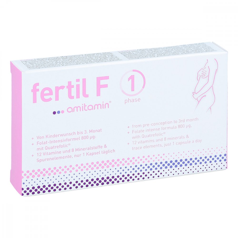 Active Bio Life Science GmbH Amitamin fertil F phase 1 Kapseln 14167293
