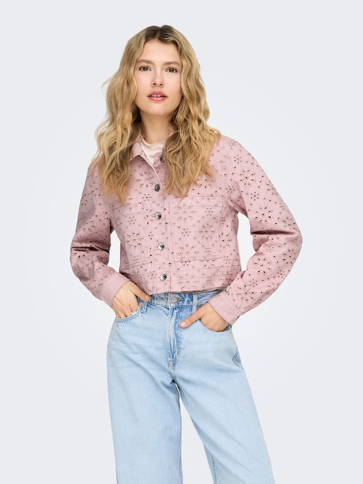 ONLY Hemdjacke in Rosa - XL