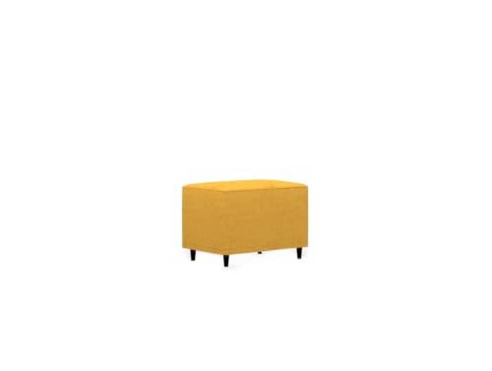 comfortly Housse pour repose-pieds Strandmon – Panama Cotton-Jaune d'œuf Tissu en coton naturellement texturé et respirant dans des couleurs riches et vives