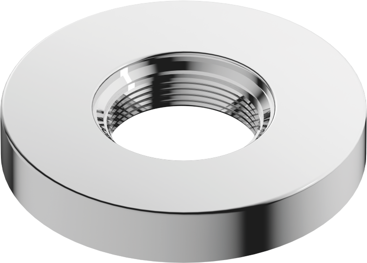 Dornbracht rosette 3/4 "09278910500 60x60x25, chrome, pièce détachée