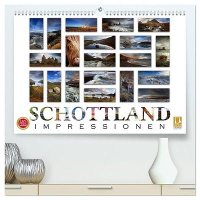 Schottland Impressionen (hochwertiger Premium Wandkalender 2027 DIN A2 quer), Kunstdruck in Hochglanz