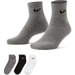NIKE Herren Socken Socke U NK EVERYDAY CUSH QTR 3PR, Größe M (3 Paar) in Grau 964