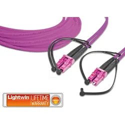 LDP-50 LC-LC5OM4 - Duplex LWL Patchkabel, MM OM4, LC - LC, 5 m