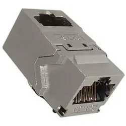 Rutenbeck RUTENBEC RJ45-Winkelkupplung 10GB-Winkelkupplung, 90 abgewinkelt RJ45WINKELKUPPL (Keystone Modul, Netzwerk Kupplung), Zubehör Netzwerk