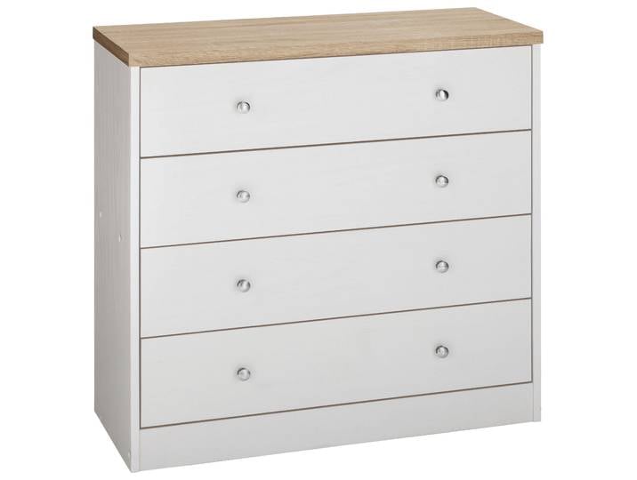 Kommode OTTO HOME Heide , weiß (weiß, eichefarben), Sideboards, Kommode, Breite 70 cm
