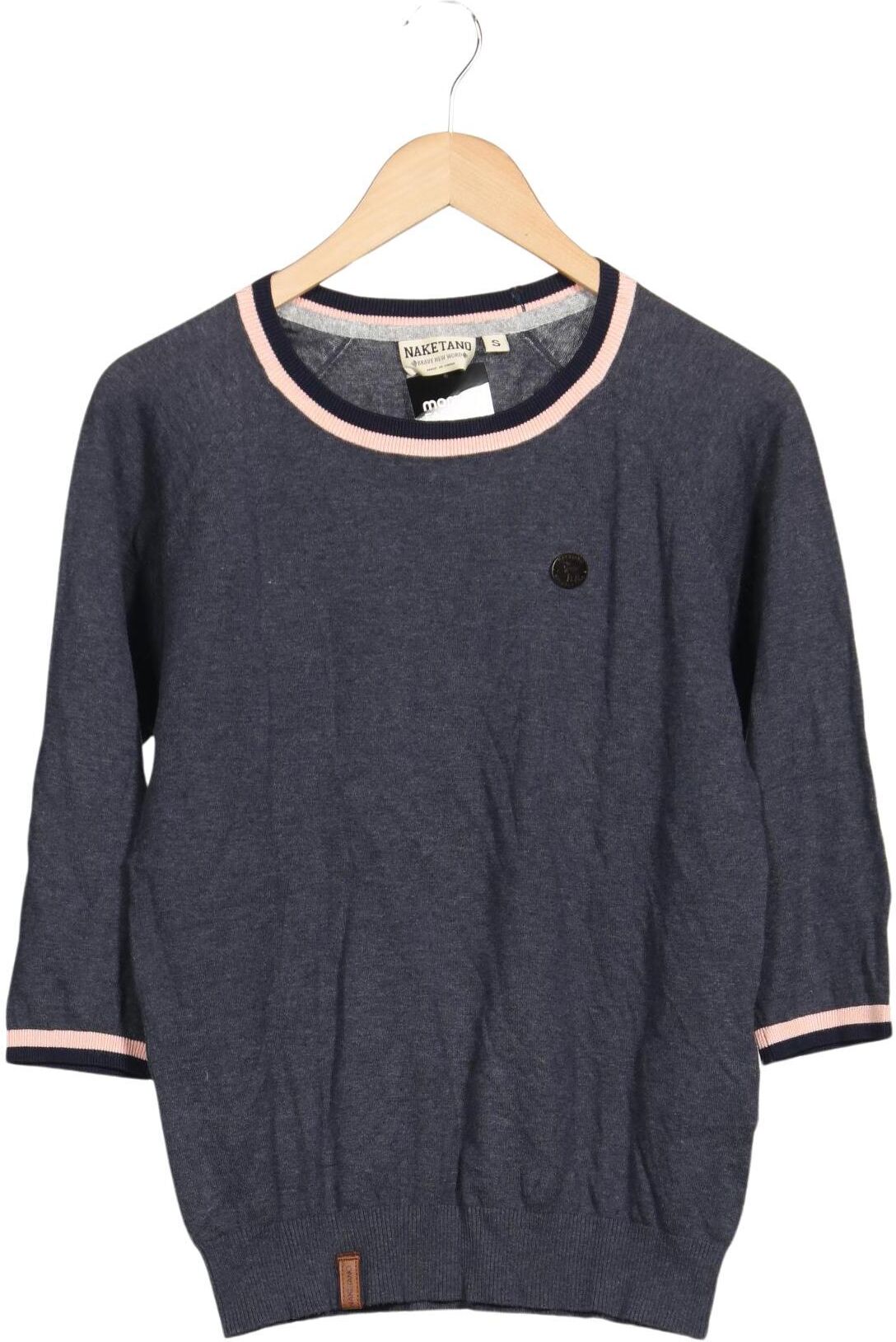 Naketano Damen Pullover, Mehrfarbig, Gr. S, Baumwolle - Second Hand