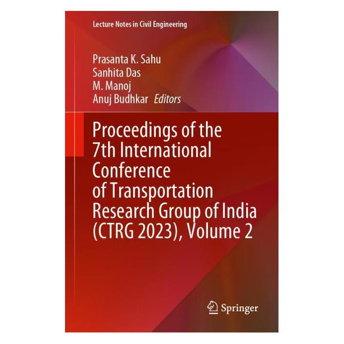Springer Proceedings of the 7th International Conference of Transportation Research Group (Englisch, Hardcover) (67714429)