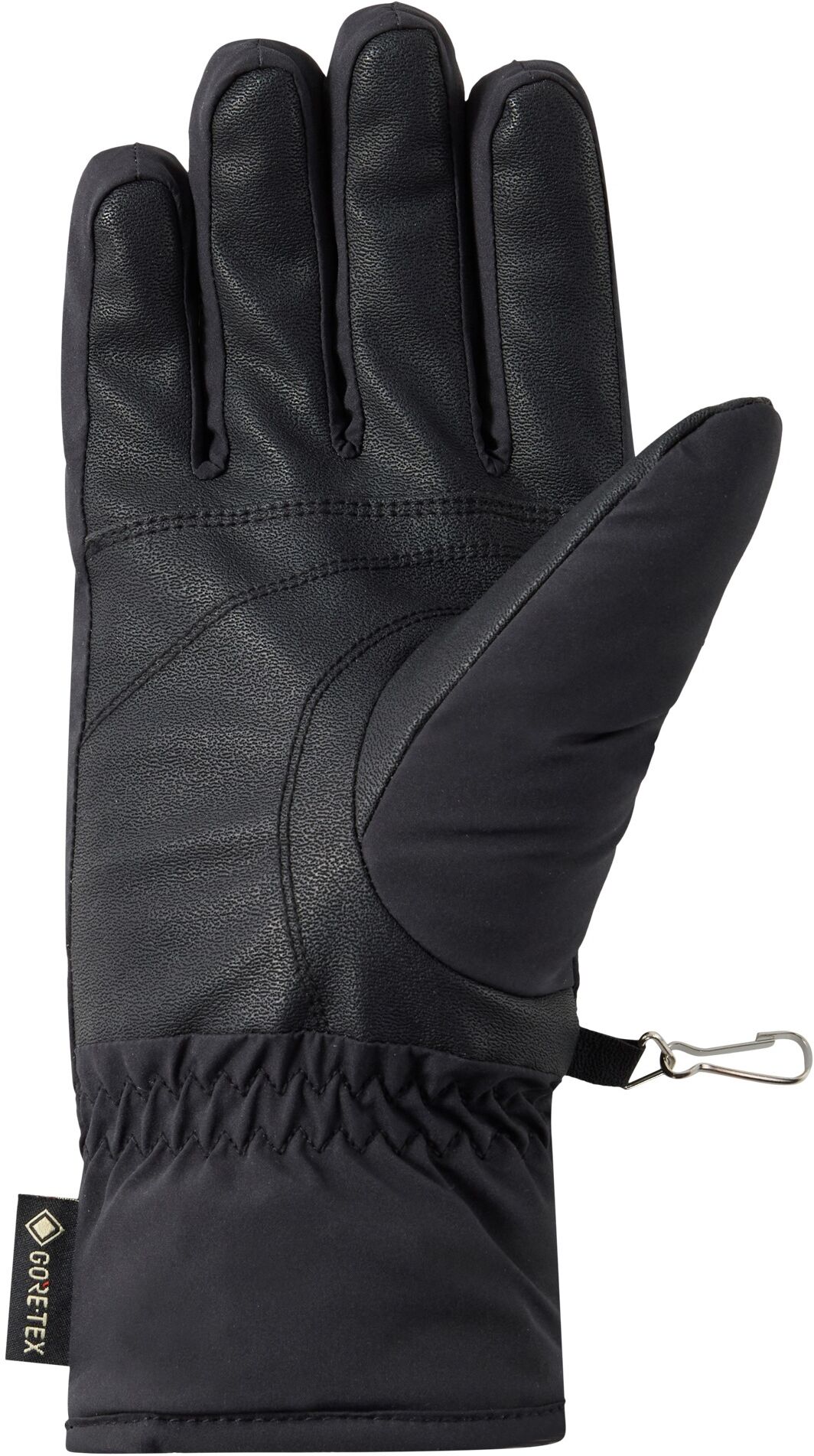 Skihandschuhe ZIENER "KATYMY-Z GORE‑TEX DAMEN", Damen, Gr. 6,5, schwarz, Kunstfaser, Handschuhe Skihandschuhe, wasserdicht, winddicht, atmungsaktiv, wärmendes Plüschfutter