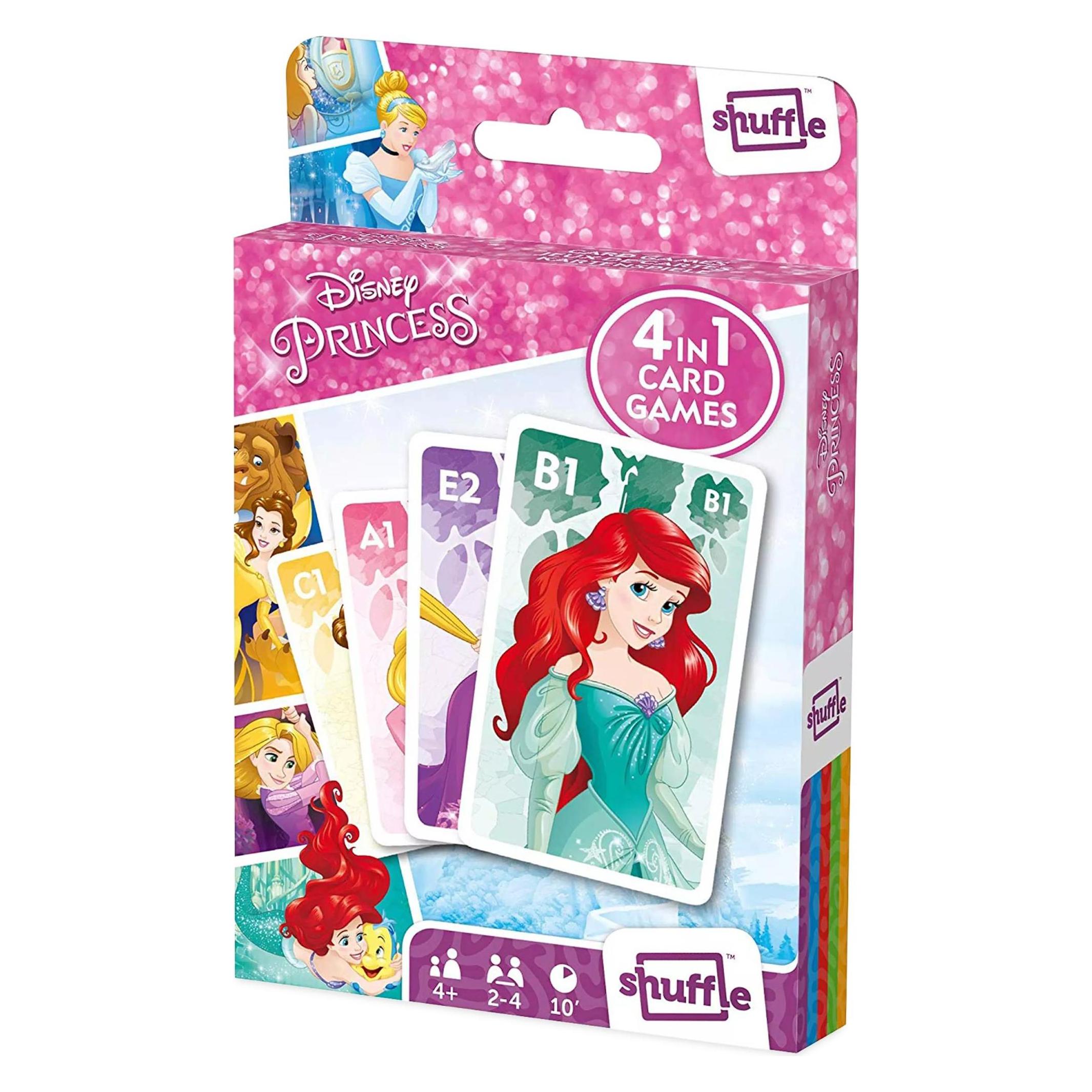 AGM Kartenspiel Disney Princess - 4 in 1 (Multilingual, 2 - 4 Spieler) (10005590-0001)