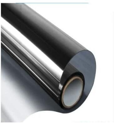 Useful Little Things One Way Mirror Daytime Privacy Glass Film Solar Heat Reflective Window Wrap grey Silver 11.81 In X 6.56 Ft