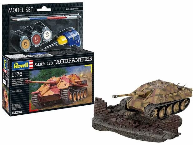 Maquette d.Kfz.173 Jagdpanther Char militaire échelle 1:76 - Revell