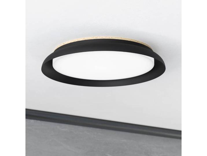 EGLO LED Deckenlampe Penjamo, schwarz, für Wohn- / Esszimmer, Metall, Modern, LED Deckenleuchte