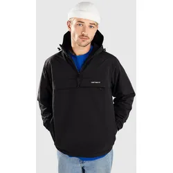 Carhartt WIP Windbreaker Anorak black / white Gr. M
