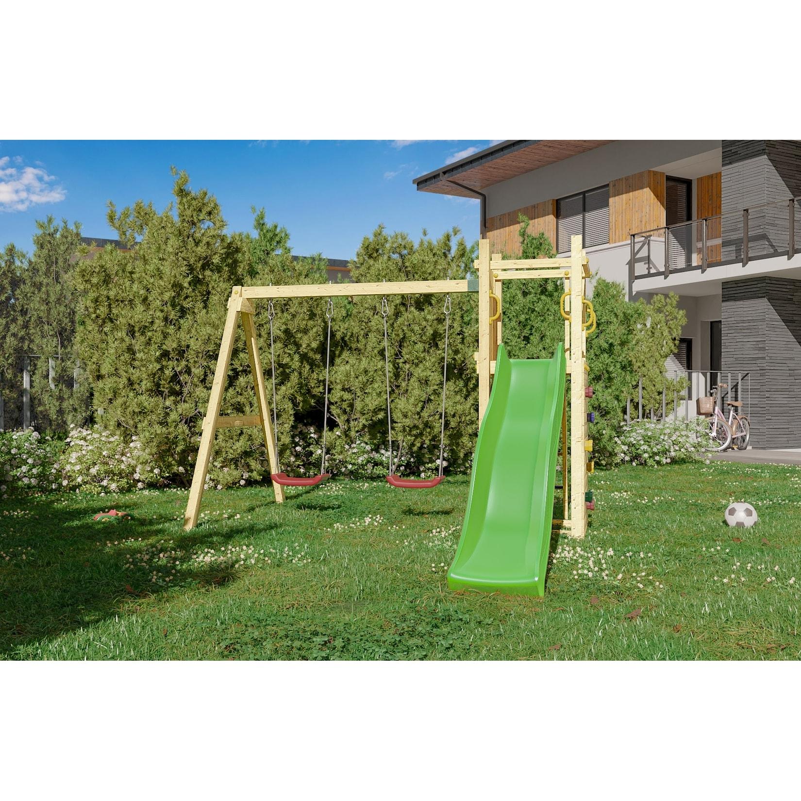 FUNGOO Spielturm FUNNY3 mit Sandkasten Rutsche und versch. Ausführungen
