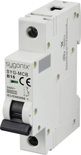 Sygonix SY-6440880 SYG-MCB 1P/B16/6KA Leitungsschutzschalter 1polig 16A 240 V/AC