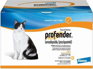 Profender Medium Cats (0.70 Ml) 5.5-11 Lbs 3 Doses + 1 Free