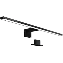LED Spiegelleuchte, schwarz, 1xLED-Platine/8W