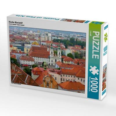 CALVENDO Puzzle Kirche Mariahilf | 1000 Teile Lege-Größe 64x48cm Foto-Puzzle für glückliche Stunden