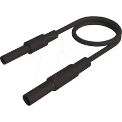 MAL SGG-B 50 SW - Messleitung, 2,5 mm2, 0,50 m, schwarz, gesichert