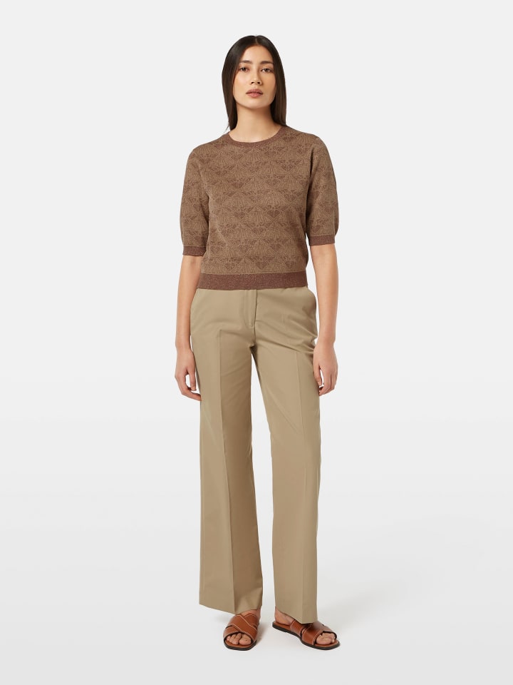 Scotch & Soda Marlenehose in Beige - W26/L32
