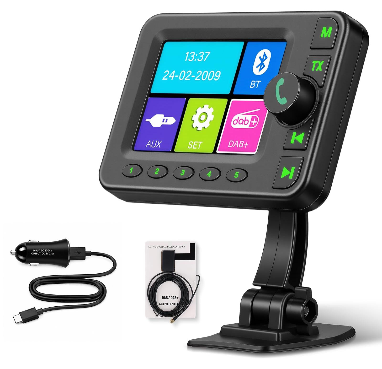 Selius DAB/DAB+ adapter voor autoradio | Draagbare USB-ontvanger