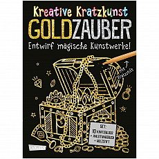Carlsen Verlag Kratzbilder für Kinder - Kreative Kratzkunst - Goldzauber 304035