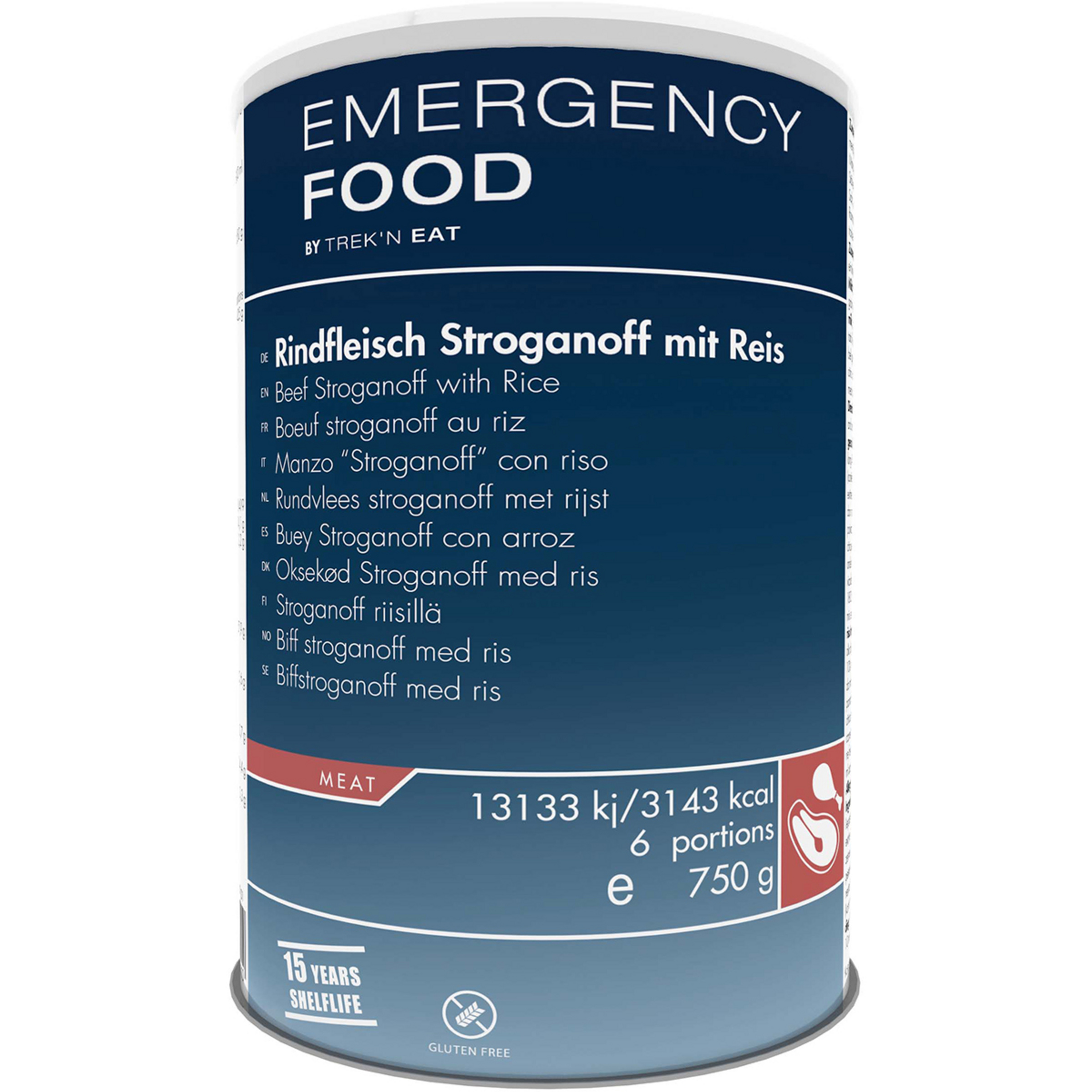 Trek'n Eat Rindfleisch Stroganoff mit Reis Trekkingnahrung Größe 750g