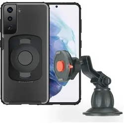 Tigra FitClic Neo (Samsung Galaxy S21), Smartphone Hülle, Schwarz