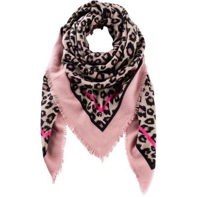 Halstuch BONPRIX "Tuch", Damen, rosa (rosa leo bedruckt), Obermaterial: 100% Polyester, Modetücher, aus Polyester, bequeme Passform, für individuellen Stil