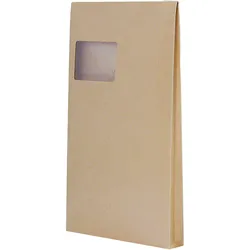 Soennecken, Versandtasche + Luftpolstertasche, Faltentaschen C4 mF/hk braun 20mm Stehboden 120g Packung 100 Stück (100 Stk.)