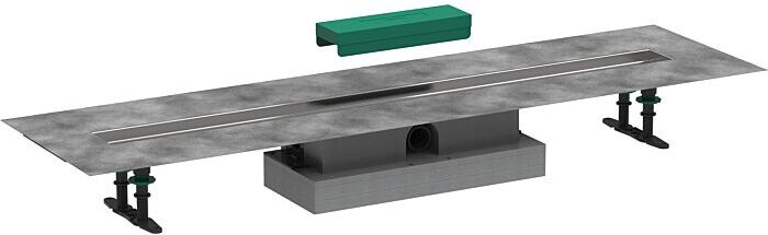 Hansgrohe uBox universal Komplettsetset 56020180 100 cm, für flache Installation für Duschrinnen Fertigsets