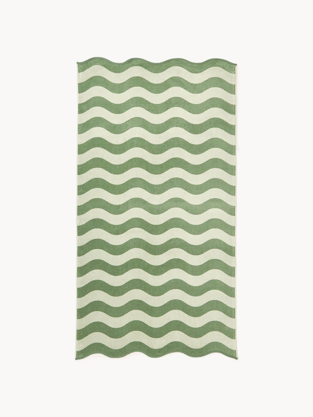 Westwing Collection Velours strandlaken Lata voor volwassenen, 170 x 90 cm