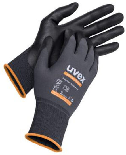 uvex Montagehandschuhe uvex athletic allround, Nitrilkautschuk (NBR)-Schaum, Größe 6 (6002806)