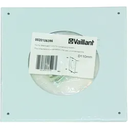 Wandrosette 110 mm Vaillant-weiß