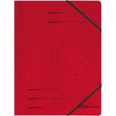 herlitz Eckspanner A4 Karton rot