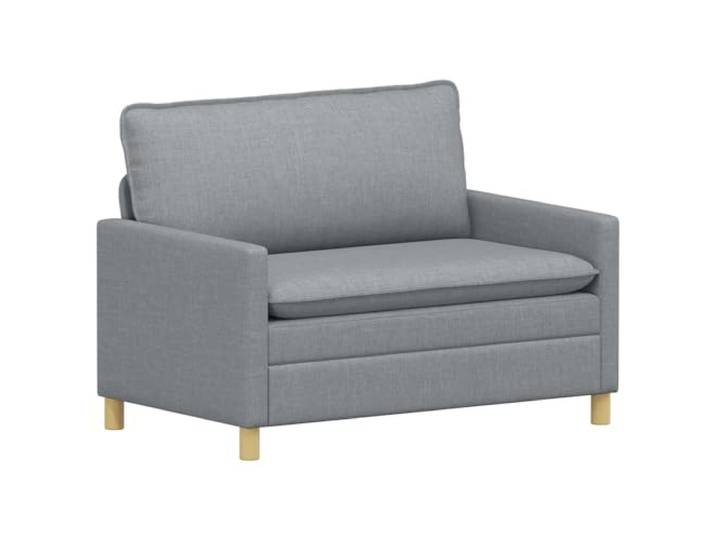 Makastle Sofa Couch Hellgrau 126 x 81 x 87,5 cm