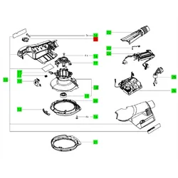 FESTOOL Gehäuseeinsatz ETS 125 EC Hub 3 silber
