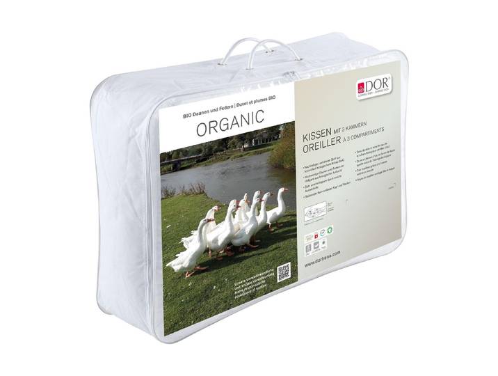 Kopfkissen DOR, weiss (weiß), B:50cm L:70cm, Obermaterial: 100% Baumwolle, Kopfkissen, Kopfkissen