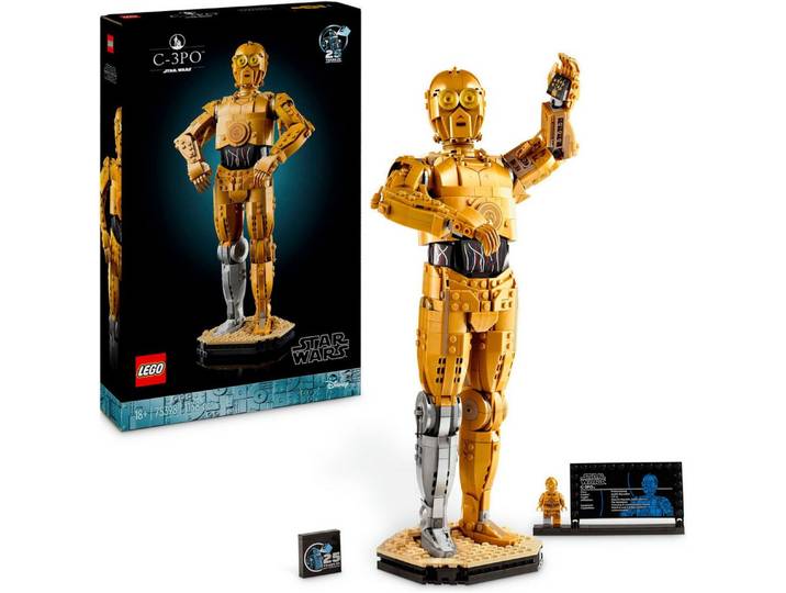 LEGO® C-3PO™ (75398), LEGO Star Wars ™ Konstruktionsspielsteine, (1138 St), Made in Europe