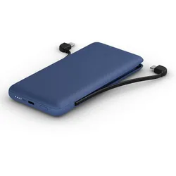 Belkin BoostCharge Plus 10K-USB-C-Powerbank, blau
